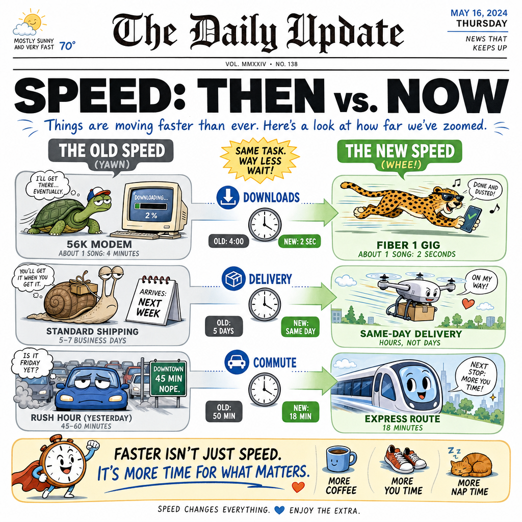 Speed Gains Leave Humans Mildly Suspicious